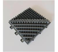 EdfYHSL Paillasson à encastrer, imperméable, tapis pour porte d'entrée avant avec joncture 3 en 1, tapis d'extérieur modulaire, antidérapant, résistant pour extérieur (75 x 90 cm, 30 x 35 pouces)