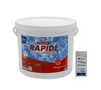 EDG by AQUALUX Chlore Rapide Pastilles 20g - 5kg | Chlore Choc Stabilisé - Désinfection Choc - Dissolution Rapide + 10 Tests HPS OFFERTS 6 en 1