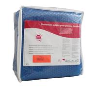EDG by AQUALUX INTERNATIONAL Bache Solaire 810 x 470 cm - Ovale - Bleu - pour Piscine Acier