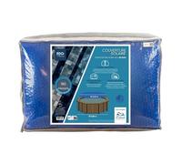 EDG by AQUALUX INTERNATIONAL Bache Solaire Diam 521 Bleue Foncée 180 Microns sans Ourlet EDG pour Piscine autoportante Diam 549 Gamme EDG Confort