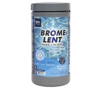 Pastilles de Brome pour Piscine et Spa - EDG - Désinfection Lente et Permanente sans Chlore - Boite 1kg