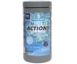 EDG by AQUALUX INTERNATIONAL - Chlore Multi Actions Piscine - Pastilles 20g - Traitement Longue Durée Désinfectant Multi Fonctions - Boite 1 kg