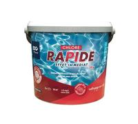 Chlore rapide, pastilles 20G, seau de 5KG, EDG, pour stabilisation du PH - AQUALUX - 200015