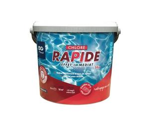 EDG by AQUALUX INTERNATIONAL - Chlore Rapide (Choc) Piscine - Pastilles 20g - Seau 5kg - Effet Immédiat - Spécial Rattrapage Eaux Vertes Usage Intensif Temps Orageux