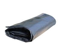 EDG by AQUALUX INTERNATIONAL - Couverture Protection Hivernage Piscine 500 x 300 cm - Forme Ovale - 130 g/m² - Coloris Gris Silver