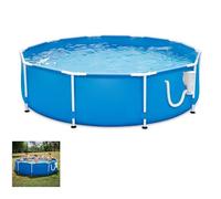 EDG by AQUALUX INTERNATIONAL Kit Piscine Hors Sol - Tubulaire - Ronde - 366 x 76 cm - avec Filtration