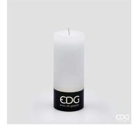 EDG CANDELA RUSTICA H15XD6CM BIANCO, CASA, CANDELE DECORATIVE