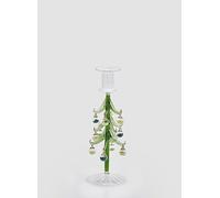 EDG Enzo De Gasperi Bougeoir Pin de Noël H 24,5 cm D 9 cm Vert