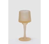 EDG Enzo De Gasperi EDG Enzo De Gasperi Bougeoir Lampe H 19 Cm D 8 Cm Ambre