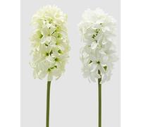EDG Enzo De Gasperi Enzo De Gasperi Branche Jacinthe Artificielle Ass. H 45 cm Blanc Vert 1 pièce