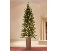 EDG Enzo De Gasperi Sapin de Noël artificiel en pin avec 260 mini LED SLIM vert DØ60xh150 cm