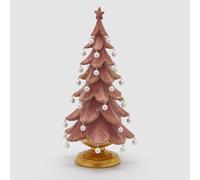 EDG Enzo De Gasperi Sapin de Noël avec perles 46 x 22 cm Rose