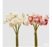 Edg Mazzo Di Ranuncolo H30cm Due Toni Di Rosa Assortiti, Casa, Accessori Decorativi, Fiori Artificiali Multicolore