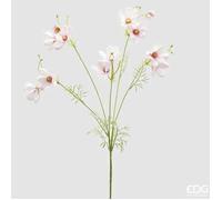 Edg Ramo Di Cosmos Con Foglie E Boccioli Artificiale H90cm Rosa, Casa, Accessori Decorativi, Fiori Artificiali