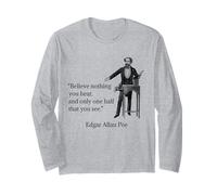 Edgar Allan Poe Believe Nothing You Hear Citation Brilliant Manche Longue