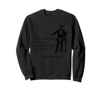 Edgar Allan Poe Believe Nothing You Hear Citation Brilliant Sweatshirt