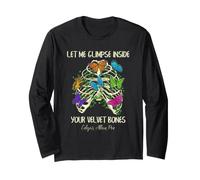Edgar Allan Poe Bones Citation Gothique Papillon Anatomie Art Manche Longue