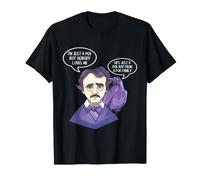 Edgar Allan Poe Boy Raven Littéraire Humour Comic Parodie T-Shirt
