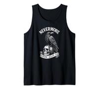 Edgar Allan Poe - Corbeau gothique vintage Nevermore Débardeur