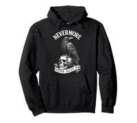 Edgar Allan Poe - Corbeau gothique vintage Nevermore Sweat à Capuche