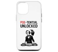 Edgar Allan Poe DJ, Humour littéraire, poe-tential Unlocked Coque pour iPhone 12/12 Pro