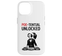 Edgar Allan Poe DJ, Humour littéraire, poe-tential Unlocked Coque pour iPhone 14