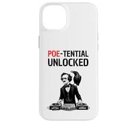 Edgar Allan Poe DJ, Humour littéraire, poe-tential Unlocked Coque pour iPhone 14 Plus