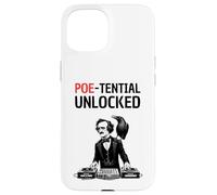 Edgar Allan Poe DJ, Humour littéraire, poe-tential Unlocked Coque pour iPhone 15
