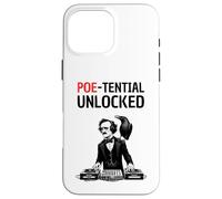 Edgar Allan Poe DJ, Humour littéraire, poe-tential Unlocked Coque pour iPhone 16 Pro Max