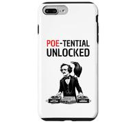 Edgar Allan Poe DJ, Humour littéraire, poe-tential Unlocked Coque pour iPhone 7 Plus/8 Plus