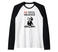 Edgar Allan Poe DJ, Humour littéraire, poe-tential Unlocked Manche Raglan