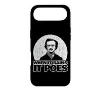 Edgar Allan Poe est drôle Quand il pleut Coque pour iPhone Air