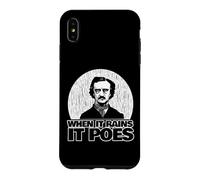Edgar Allan Poe est drôle Quand il pleut Coque pour iPhone XS Max