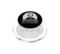 Edgar Allan Poe est drôle Quand il pleut PopSockets PopGrip pour MagSafe