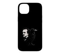 Edgar Allan Poe Éventail de littérature Gothique Dark Poetry Raven Gear Coque pour iPhone 14 Plus
