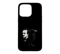 Edgar Allan Poe Éventail de littérature Gothique Dark Poetry Raven Gear Coque pour iPhone 15 Pro Max