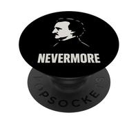 Edgar Allan Poe Éventail de littérature Gothique Dark Poetry Raven Gear PopSockets PopGrip Adhésif
