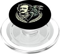 Edgar Allan Poe Éventail de littérature Gothique Dark Poetry Raven Gear PopSockets PopGrip pour MagSafe