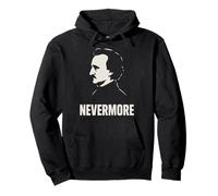 Edgar Allan Poe Éventail de littérature Gothique Dark Poetry Raven Gear Sweat à Capuche