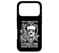 Edgar Allan Poe J'Ai mis la liste dans la littérature Raven Nevermore Coque pour iPhone 17 Pro