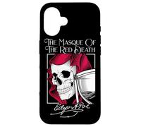 Edgar Allan Poe Le Masque de la peste Rouge littéraire Coque pour iPhone 16