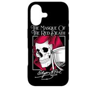 Edgar Allan Poe Le Masque de la peste Rouge littéraire Coque pour iPhone 17