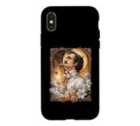 Edgar Allan Poe Littérature d'horreur Coquette Catholique Sacrée Coque pour iPhone X/XS