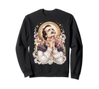 Edgar Allan Poe Littérature d'horreur Coquette Catholique Sacrée Sweatshirt