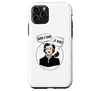 Edgar Allan Poe/Littérature : Quand il pleut Coque pour iPhone 11 Pro