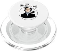Edgar Allan Poe/Littérature : Quand il pleut PopSockets PopGrip pour MagSafe