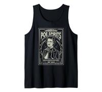 Edgar Allan Poe Nevermore Estates Gothic Label Parodie Débardeur