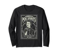 Edgar Allan Poe Nevermore Estates Gothic Label Parodie Manche Longue