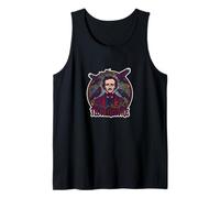 Edgar Allan Poe Nevermore Gothic Vitrail Corbeau Débardeur