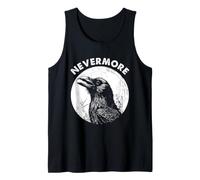 Edgar Allan Poe Nevermore Raven Cimetière Art Gothique Débardeur